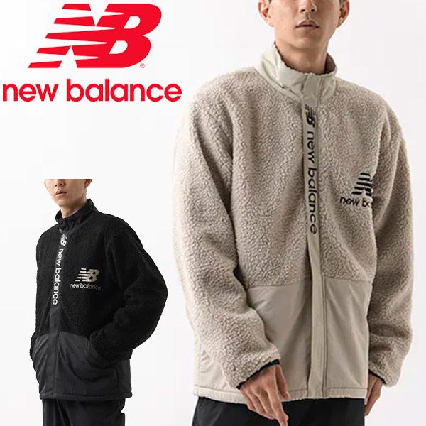 ボアジャケット アウター メンズ ニューバランス Newbalance 防寒 スポーツ アウトドア カジュアル 上着 男性 もこもこ 羽織り Jmjp0232 取寄 返品不可 Apworld 通販 Paypayモール