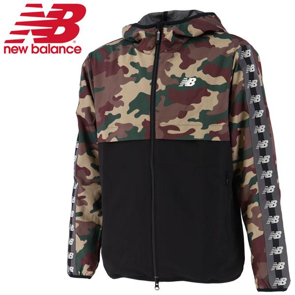 美品 NEW BALANCE カモフラージュ フード付きジャケット 6 New Balance ウインドブレイカー メンズ アウター ニューバランス