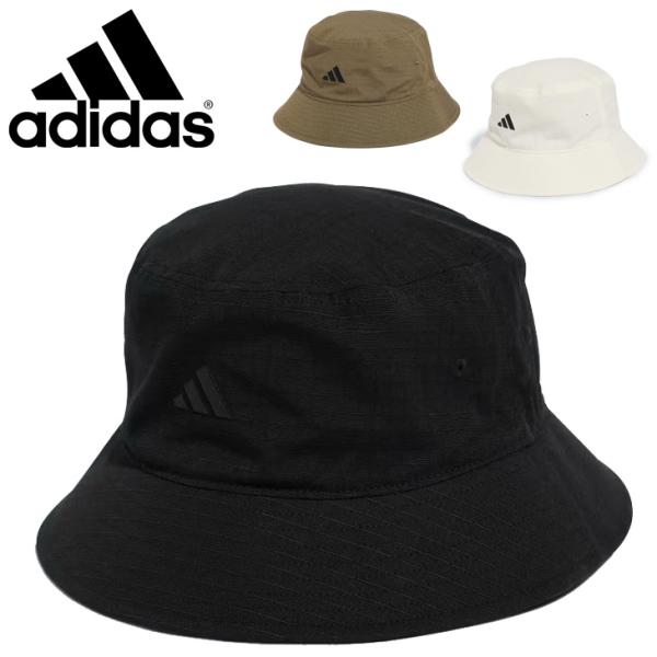アディダス　バット adidas (アディダス) ロゴ刺繍 にじみ バケットハット BUCKET HAT