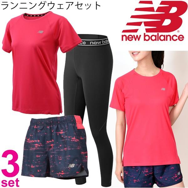 ランニングウェア 3点セット レディース ニューバランス Newbalance Tシャツ ショートパンツ タイツ Jwtr8626 Jwsr8629 Awp811 スポーツウェア 女性 Nbset H Apworld 通販 Paypayモール