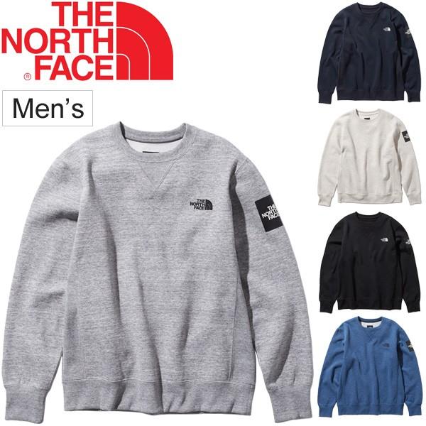 スウェットシャツ 長袖 トレーナー メンズ ノースフェイス THE NORTH FACE スクエアロゴクルー アウトドア カジュアル/NT61931