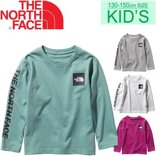 Tシャツ 長袖 キッズ 男の子 女の子 ジュニア 子供服 ノースフェイス The North Face ロングスリーブ スクエアロゴティー 130 150cm Ntj Apworld 通販 Paypayモール