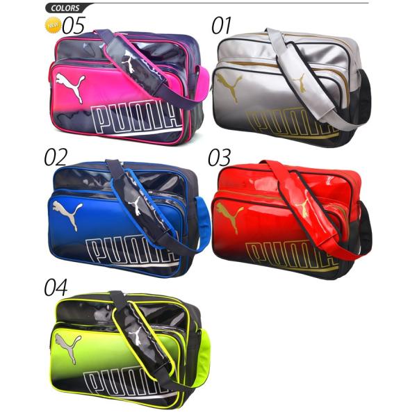 プーマ Puma Lサイズ プーマ エナメルバッグ シャイニー B ショルダー 斜め掛け スポーツバッグ グラデーション ツヤ有り 通学 部活 ジムpuma Rkap Buyee Buyee 日本の通販商品 オークションの代理入札 代理購入