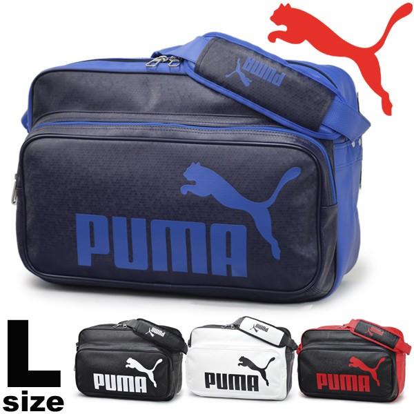 エナメルバッグ メンズ レディース プーマ Puma ショルダーバッグ ｌサイズ 34l スポーツバッグ 肩掛け カバン 通学 部活 学校 学生 ジム 鞄 Puma Apworld 通販 Paypayモール