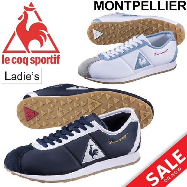 スニーカー レディースシューズ Le Coq Sportif ルコック モンペリエ 女性用 ローカット ひも靴 運動靴 スポーティ カジュアル 婦人靴 くつ Ql1ngc06 Apworld 通販 Paypayモール