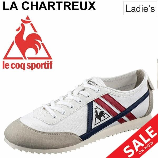 スニーカー レディース ルコック Lecoqsportif La シャルトリュー ローカット シューズ 女性用 軽量 消臭機能 レトロスタイル 婦人靴 おしゃれ Ql3ljc18 Apworld 通販 Paypayモール