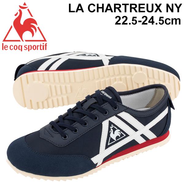 スニーカー レディース シューズ ルコック Lecoqsportif La シャルトリュー Nyl ローカット 女性用 ネイビー 紺 エレガント スポーティ Ql3qjc66 Apworld 通販 Paypayモール