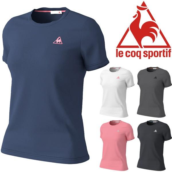Tシャツ 半袖 レディース ルコック Le Coq Sportif スポーツウェア ワンポイント 定番 吸汗速乾 Uvカット クルーネック 半袖シャツ 女性 Qmwpja30zz Apworld 通販 Paypayモール