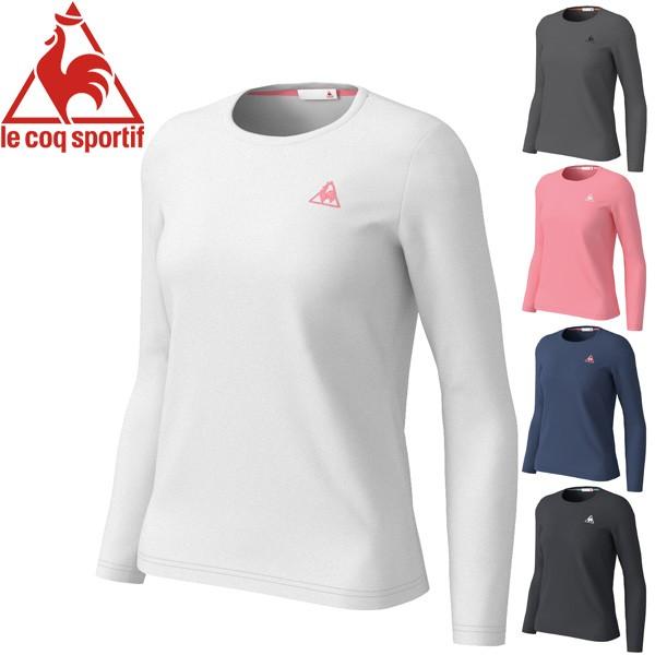 Tシャツ 長袖 レディース ルコック Le Coq Sportif スポーツウェア ワンポイント 定番 吸汗速乾 Uvカット クルーネック 長袖シャツ 女性 Qmwpjb30zz Apworld 通販 Paypayモール