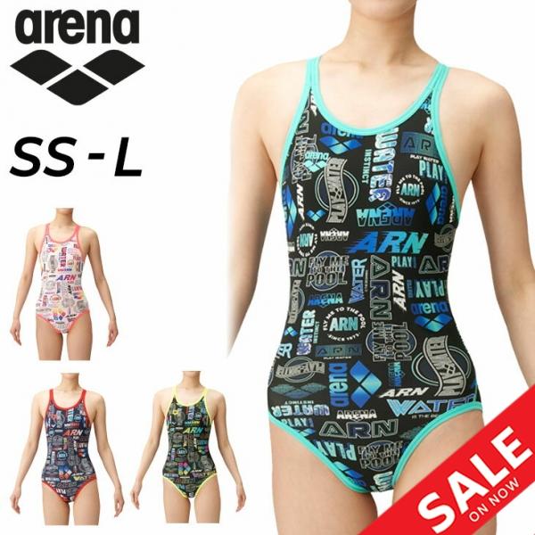 アリーナ 水着 水泳 競泳 スイムウェア レディース 練習用 トレーニング arena スーパーフライバックダブル 女性用 ECOタフスーツ  /SAR-3108W【返品不可】