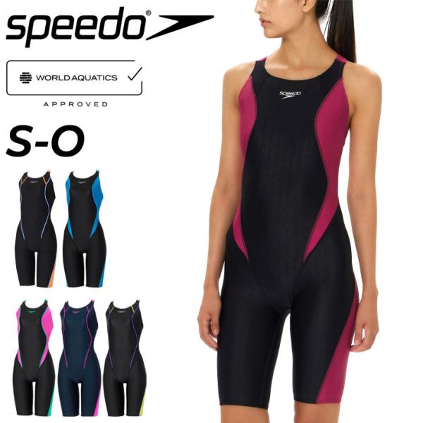 スピード レディース 競泳水着 WA承認 レーシング水着 Speedo フレックスシグマ ニューセミオープンバック ニースキン２ 水泳 /SCW12602F【返品不可】