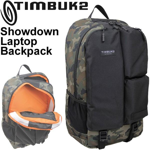 新品 TIMBUK2 SHOWDOWNリュック バックパック ブラック黒ナイロン TIMBUK2 ショウダウン！3つのフロントポケットが特徴の頑丈