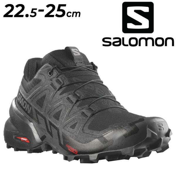サロモン トレイルランニングシューズ レディース 靴 SALOMON SPEEDCROSS 6 女性用 トレイルシューズ ローカット 紐靴 ひも靴 ランニングシューズ /SPEEDCROSS6W
