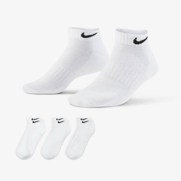 ナイキ 靴下 3足組 ソックス NIKE エブリデイ クッションド トレーニング ローソックス メンズ レディース キッズ ジュニア 21-29.0cm ユニセックス /SX7670-100