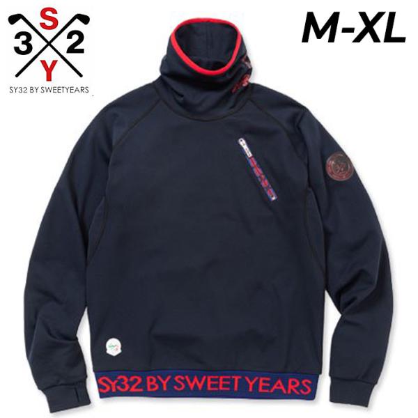 SY32 by SWEET YEARS GOLF メンズ ハイネック 長袖シャツ スウィート