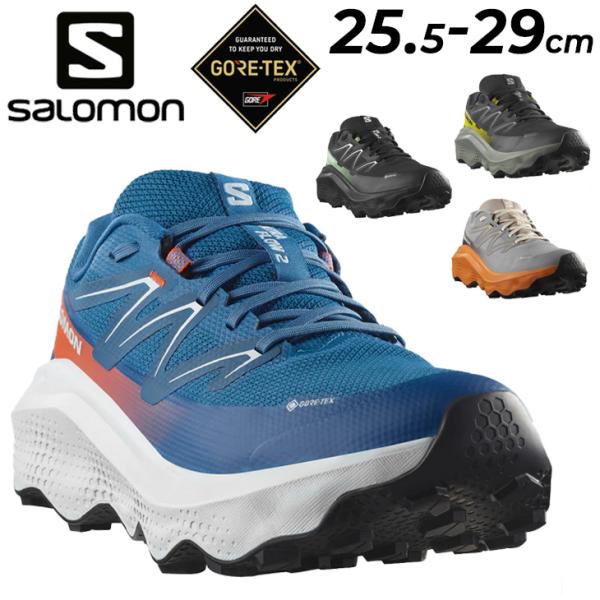 サロモン メンズ トレイルランニングシューズ SALOMON ULTRA FLOW 2 GORE-TEX 防水シューズ 靴 ゴアテックス 男性用 トレラン トレイルシューズ /ULFLW2GTX