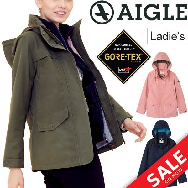 ハーフコート レディース アウター エーグル AIGLE ゴアテックス セン 