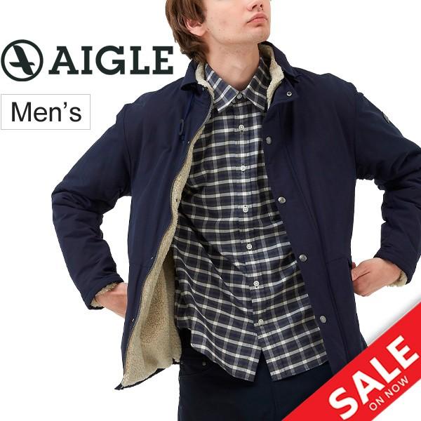 メンズ アウター エーグル AIGLE ボアライニング ジャケット 男性 防寒 