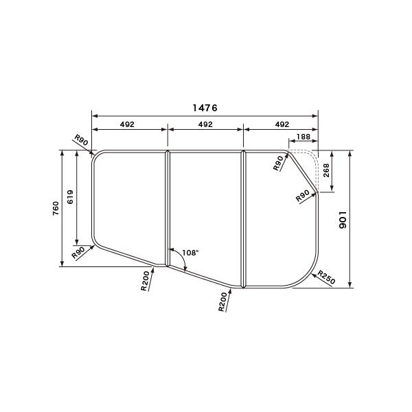 Panasonic（パナソニック） RLFK76KF9KKC 断熱組みフタ(フック無
