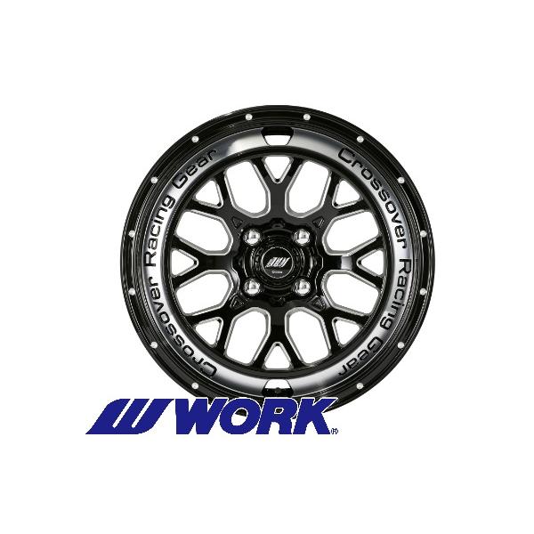 WORK (4本セット) WORK CRAG CKV 14インチ 14×4.5J+45 4H-100 ブラック