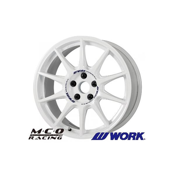 WORK (4本セット) M.C.O RACING 17インチ 17×7.5J+44 5H-100 ホワイト