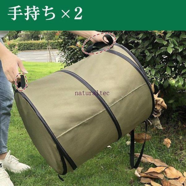 ゴミ箱収納袋付き折り畳みビッグ大容量SML安定自立式ガーデンバケツ折りたたみ庭用バケツアウトドアキャンプゴミバッグ収穫袋かご園芸用掃除