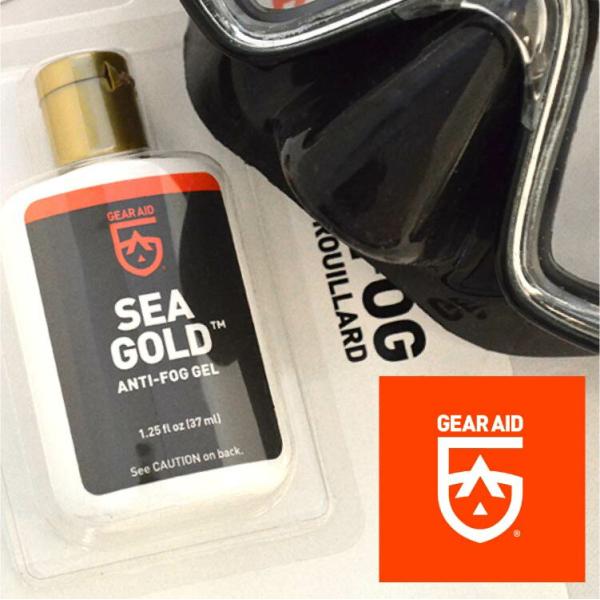 GearAid/ギアエイド SEA GOLD/シーゴールド■内容量：37ml■タイプ：ジェルタイプ。液体タイプよりも効果が長持ち。マスク用曇り止め剤。■用途：ダイビング・シュノーケリング・スキンダイビングのマスク。などの使用時におけるレンズ...