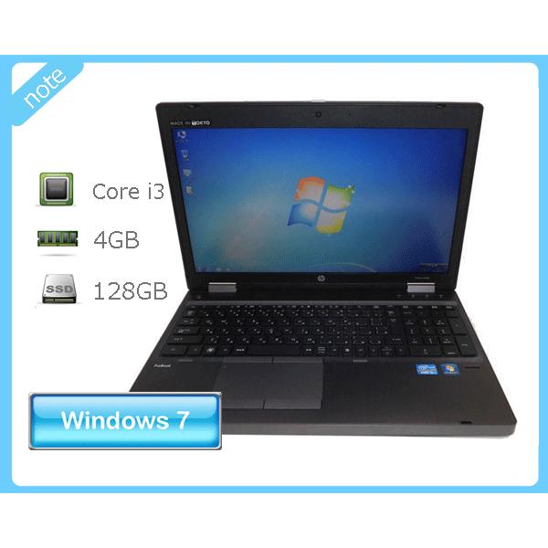 ProBook ノートパソコン Windows7 Pro 32bit HP 6560b Core i3-2350M 