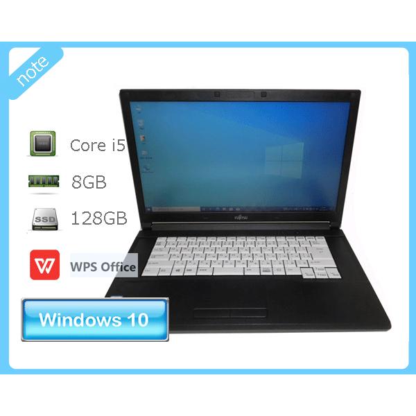 Windows10 Pro 64bit 富士通 LIFEBOOK A577/R (FMVA22001) Core i5