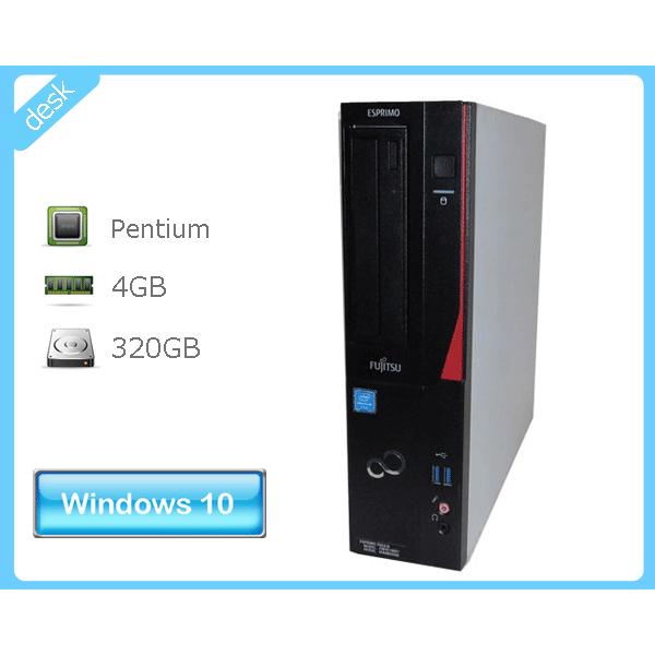 【美品】Fujitsu ESPRIMO デスクトップパソコン Win10Pro FMV-ESPRIMO Windows10 Pro 64bit 富士通 ESPRIMO D552/N (FNVD19001