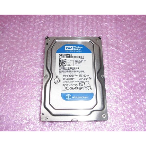 WD Blue Western Digital WD5000AAKX SATA 500GB 3.5インチ 中古
