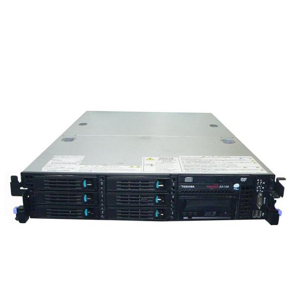 東芝 MAGNIA 3515R (SYU4080A) Xeon X5260 3.33GHz メモリ 4GB HDD 73GB×2 (SAS  3.5インチ) DVD-ROM AC*2