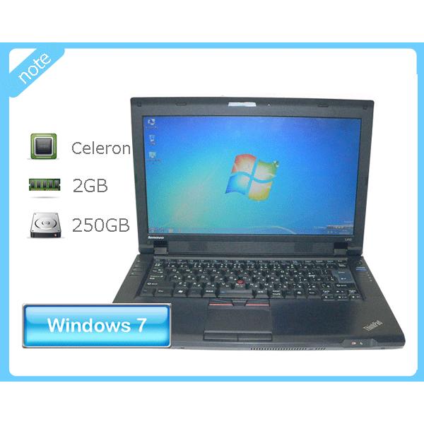 ThinkPad L ノートパソコン Windows7 Pro 32bit Lenovo L412 4403-RR1 
