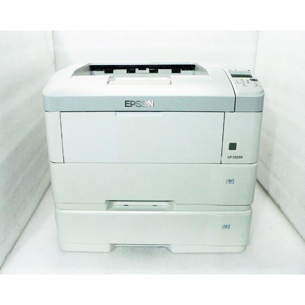 ■商品名: EPSON A3 モノクロレーザープリンター LP-S3250 増設カセット付■状態:テスト印刷良好です。トナーは現状の物をお付けします。      使用枚数 19,313枚。      トナー残 50% 給紙ローラー各 100...