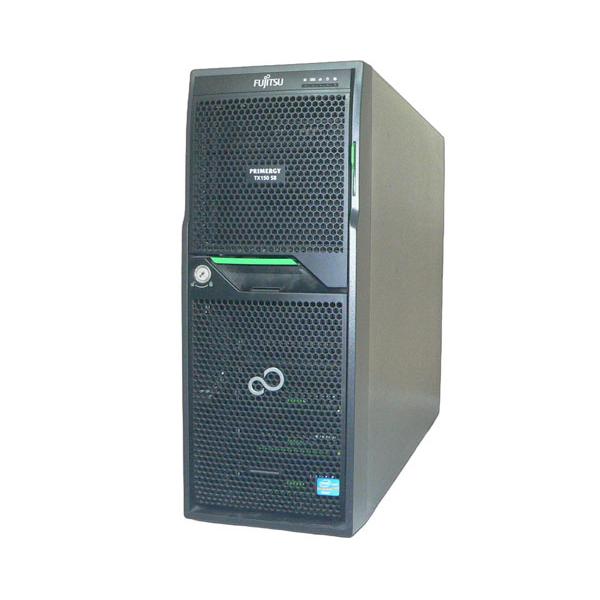 富士通 PRIMERGY TX150 S8 (PYT158T3N) Xeon E5-1410 2.8GHz メモリ 8GB HDD 300GB×3(SAS 3.5インチ) DVD-ROM
