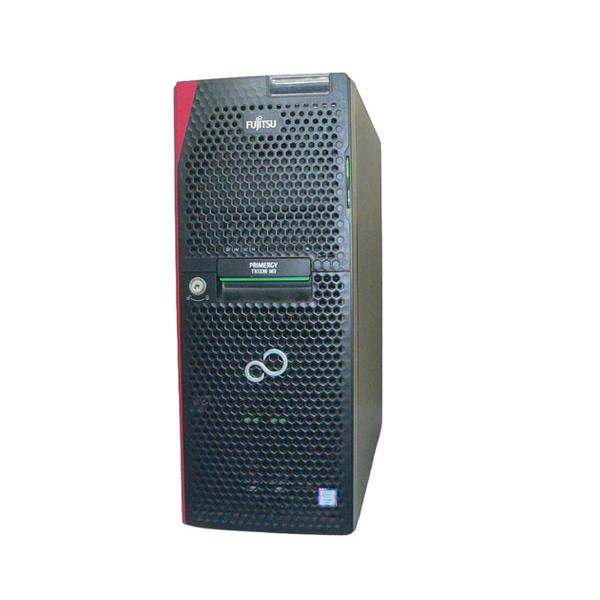 富士通 PRIMERGY TX1330 M3 (PYT1333TNS) Xeon E3-1230 V6 3.5GHz メモリ 4GB HDD 300GB×2(SAS) DVD-ROM