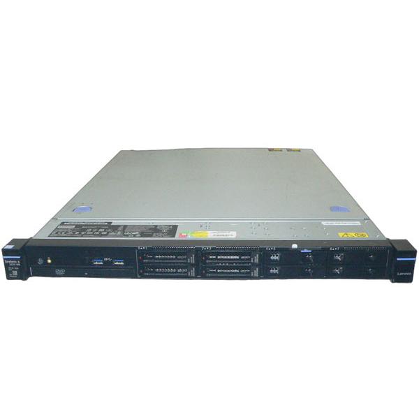 Lenovo System X3250 M6 3633-AC1 Xeon E3-1220 V6 3.0GHz メモリ 16GB HDD 300GB×4(SAS 2.5インチ) DVD-ROM AC*2 天板凹みあり