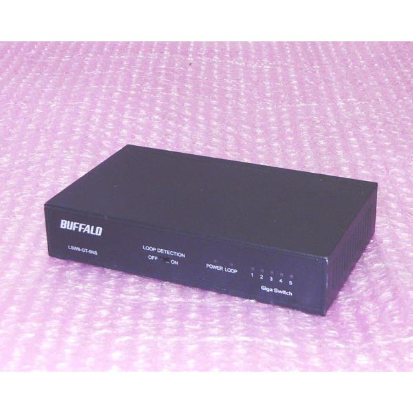BUFFALO スイッチングハブ LSW6-GT-5NS/BK