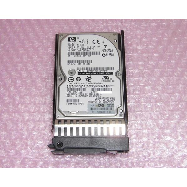 日本HP HP 518194-002(DG0300FARVV) SAS 300GB 10K 2.5インチ 中古