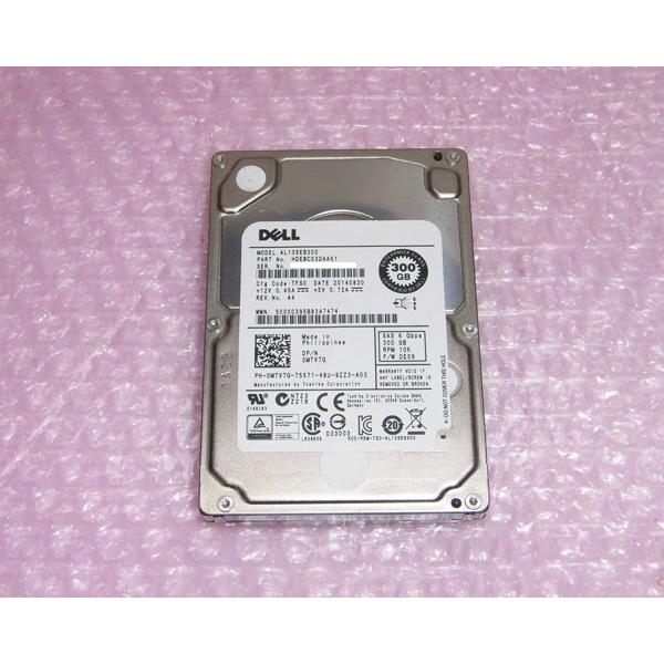 DELL（デル） DELL 0MTV7G (AL13SEB300) SAS 300GB 10K 2.5インチ 中古
