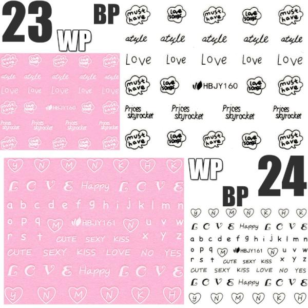 ネイルシール アルファベット 文字 パート2 ホワイト ブラック ゴールド シルバー 選べる44種類 Buyee Buyee Japanese Proxy Service Buy From Japan Bot Online