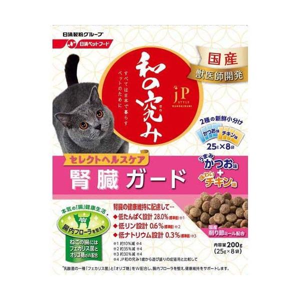 ジェーピースタイル　和の究み　猫用　セレクトヘルスケア　腎臓ガード　2種の味アソート　200g