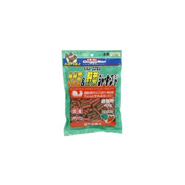 他サイト： ドギーマン　ヘルシーササミ＆野菜ジャーキーフード　400gの商品画像