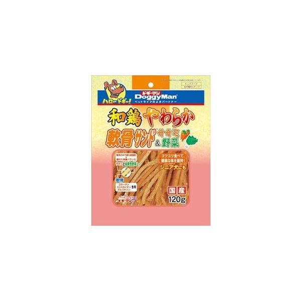 ドギーマン　和鶏やわらか軟骨サンド　ササミ＆野菜　120g
