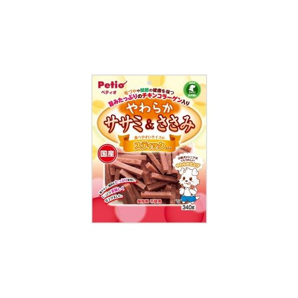 ペティオ やわらかササミ&ささみ スティックタイプ