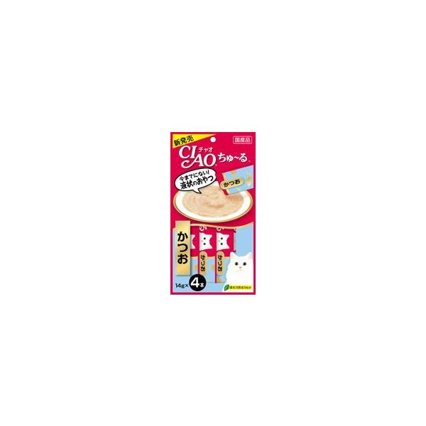 CIAO　ちゅ〜る　かつお　14g×4本