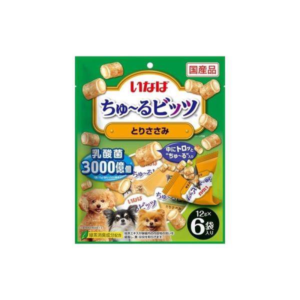 いなば　ちゅーるビッツ　とりささみ12g×6P