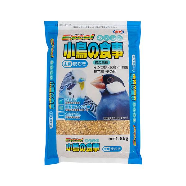 他サイト： ナチュラルペットフード エクセル おいしい小鳥の食事 皮むき 1.8kgの商品画像
