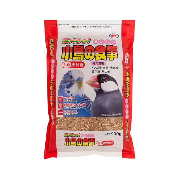他サイト： ナチュラルペットフード エクセル おいしい小鳥の食事 皮付き 900gの商品画像