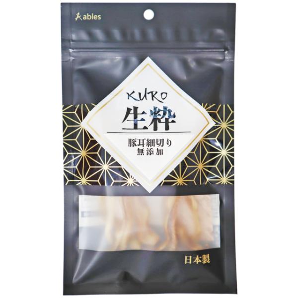 KURO 生粋 豚耳細切り